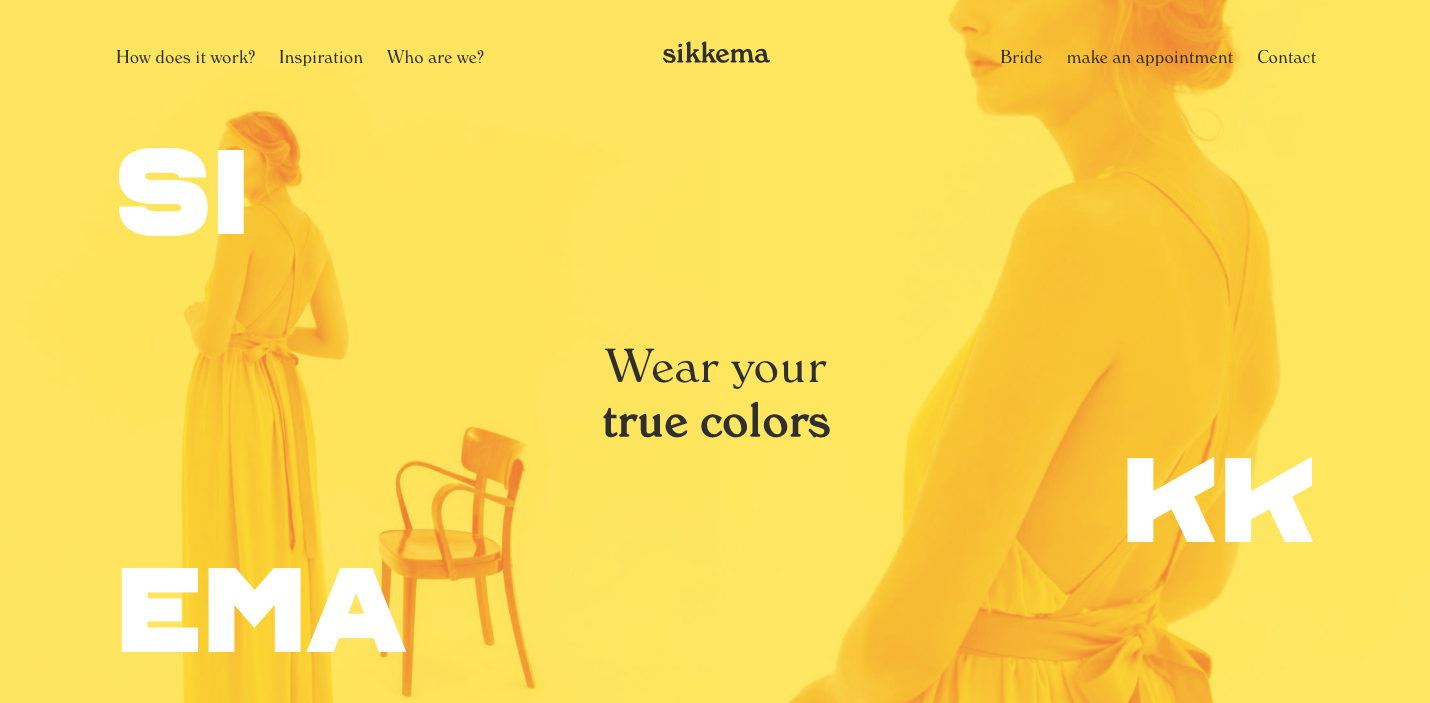 Sikkema Website Yellow Website Design